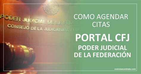 agendar cita cjf.